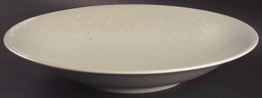 Linen (Round, Matte Textured) Deep Round Platter by Lindt-Stymeist-1