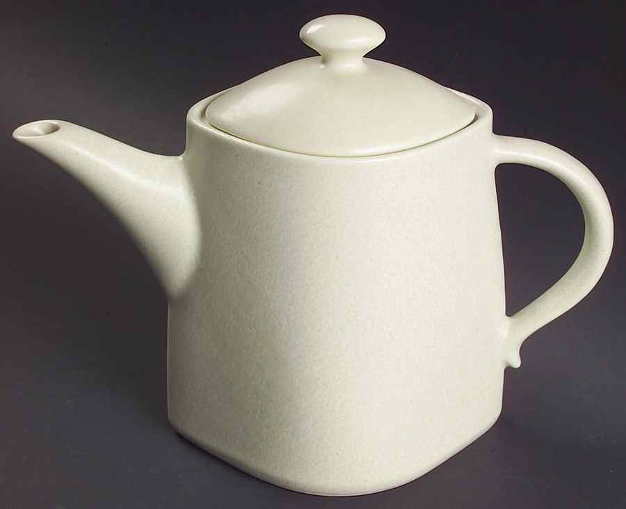 Linen (Round, Matte Textured) Teapot & Lid by Lindt-Stymeist-1