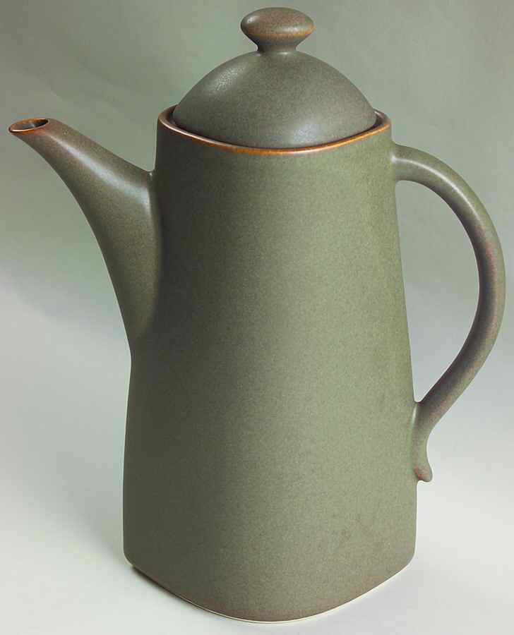 Sage (Round) Coffee Pot & Lid by Lindt-Stymeist-1