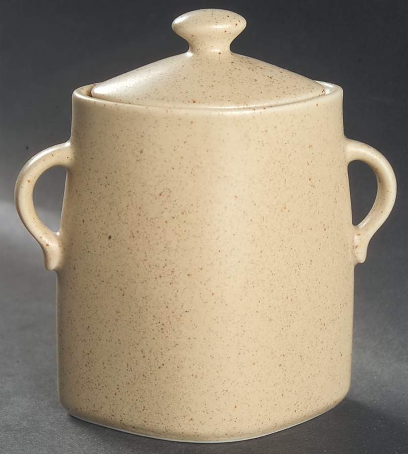 Sand (Round) Sugar Bowl & Lid by Lindt-Stymeist-1