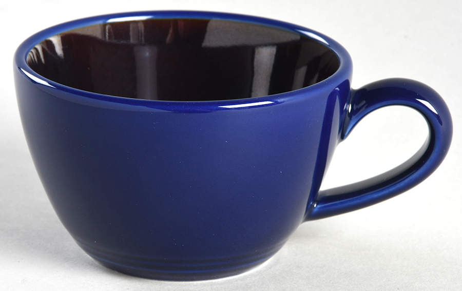 Yo Han Cobalt Blue and Mahogany Flat Cup by Lindt-Stymeist-1