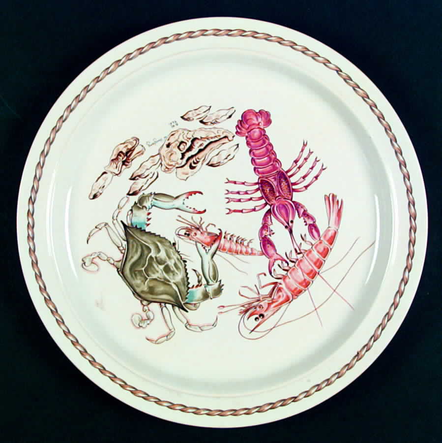 Coquillage Dinner Plate by Ljungberg-1