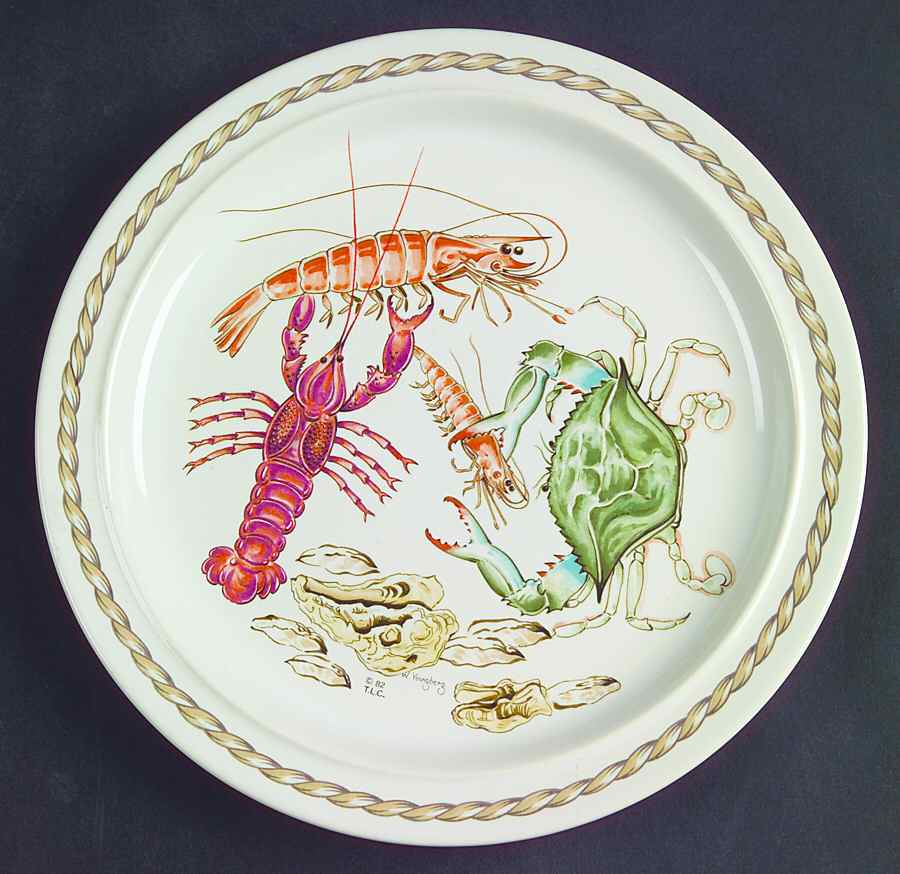 Coquillage Salad Plate by Ljungberg-1
