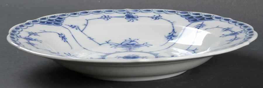 Blue Fjord (Scalloped) Rim Soup Bowl by Lipper & Mann (L & M)-1