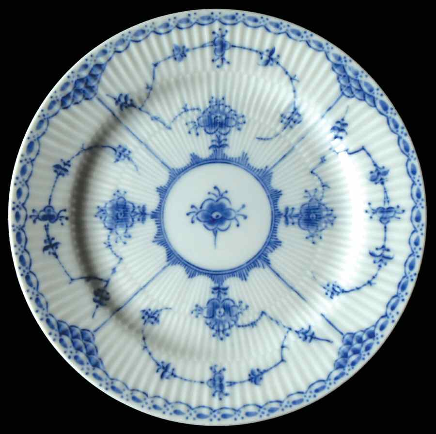 Blue Fjord (Smooth) Bread & Butter Plate by Lipper & Mann (L & M)-1