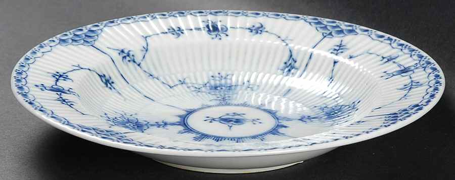 Blue Fjord (Smooth) Rim Soup Bowl by Lipper & Mann (L & M)-1