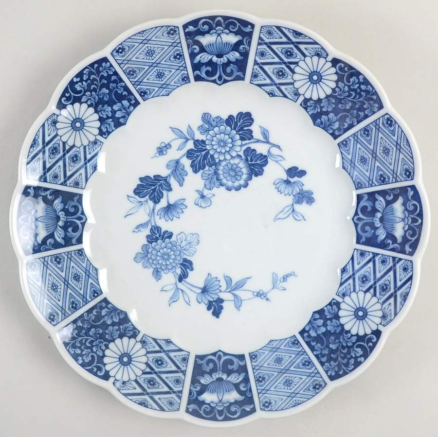 Blue Imari (L & M) Dinner Plate by Lipper & Mann (L & M)-1