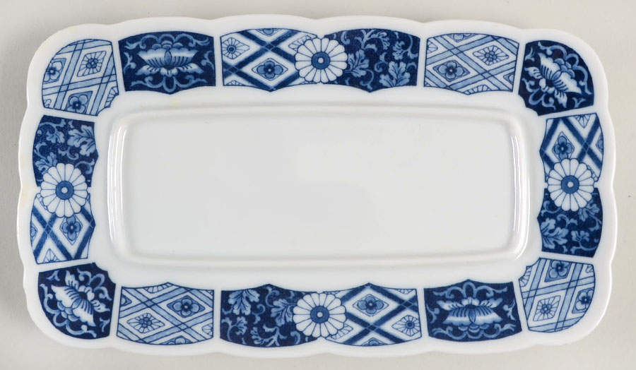Blue Imari (L & M) 1/4 Lb Butter No Lid by Lipper & Mann (L & M)-1