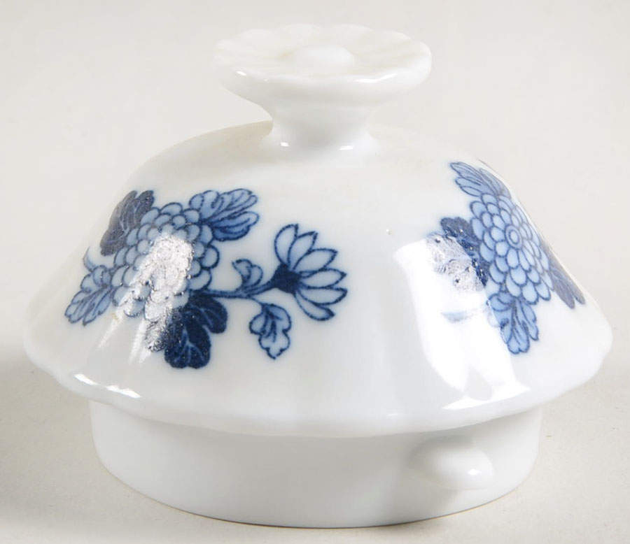 Blue Imari (L & M) Lid for Teapot by Lipper & Mann (L & M)-1