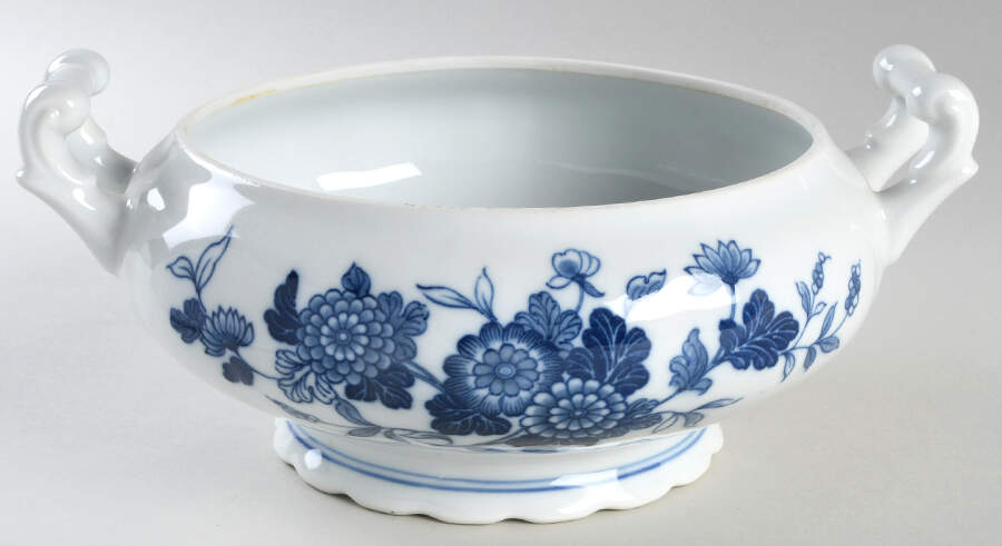 Blue Imari (L & M) Round Vegetable No Lid by Lipper & Mann (L & M)-1