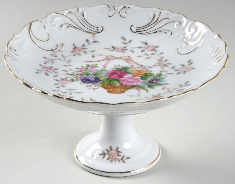 Bristol Gardens Round Compote (Height X Width) by Lipper & Mann (L & M)-1