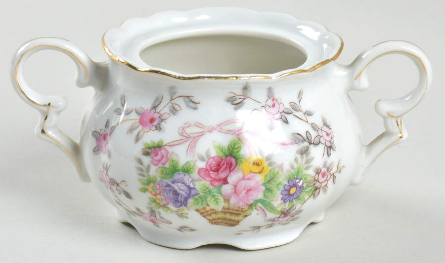 Bristol Gardens Sugar Bowl No Lid by Lipper & Mann (L & M)-1