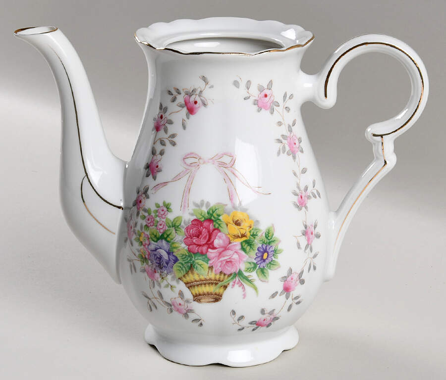 Bristol Gardens Coffee Pot No Lid by Lipper & Mann (L & M)-1