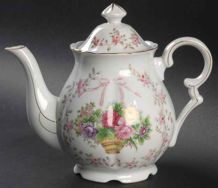 Bristol Gardens Teapot & Lid by Lipper & Mann (L & M)-1