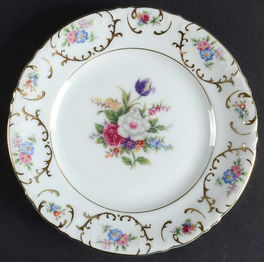 Empress (L & M) Bread & Butter Plate by Lipper & Mann (L & M)-1