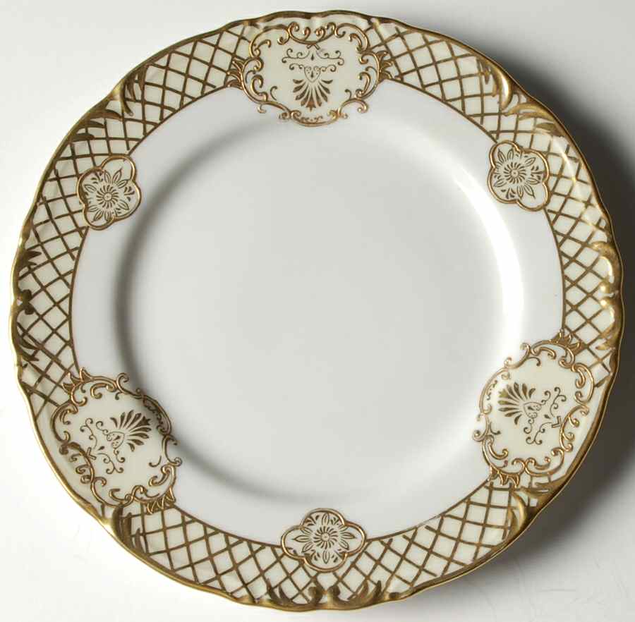 Golden Symphony (L & M) Salad Plate by Lipper & Mann (L & M)-1