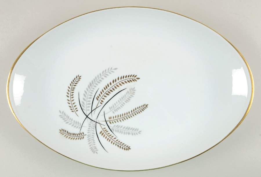 Harvest Gold 16" Oval Serving Platter by Lipper & Mann (L & M)-1