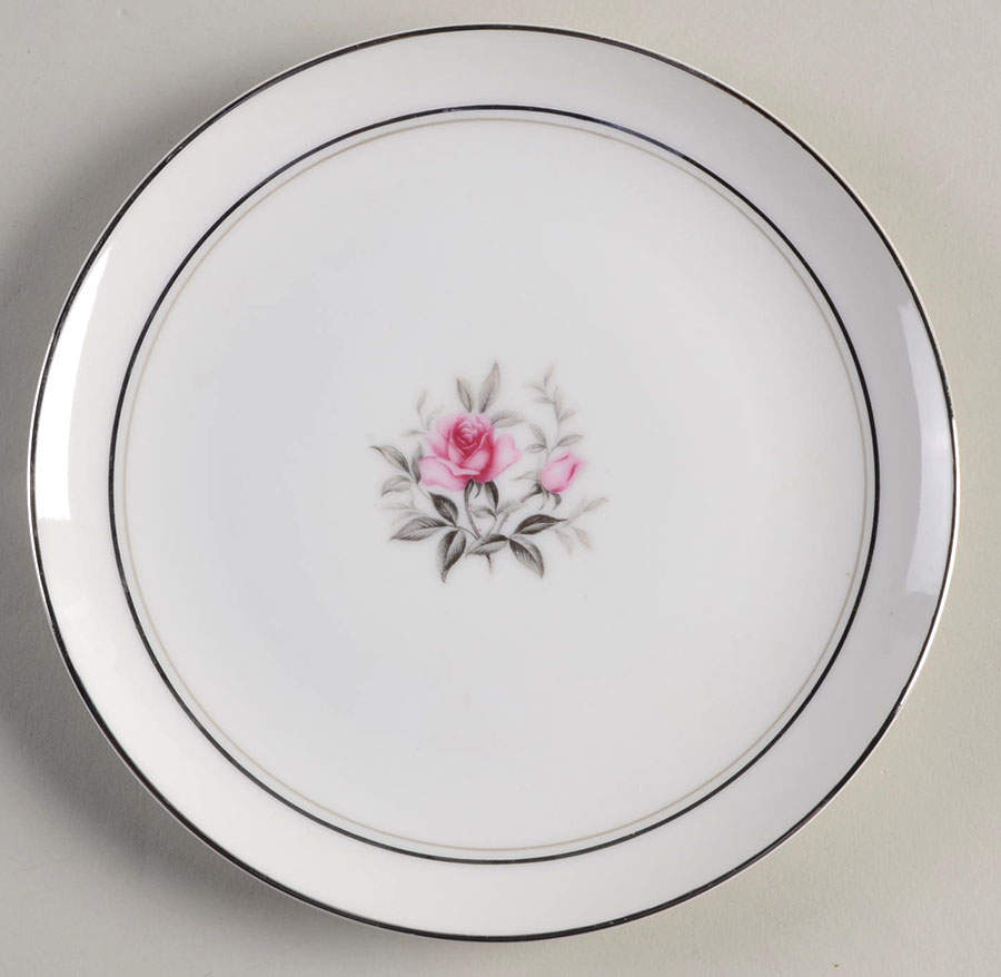 Jolie Fleur Bread & Butter Plate by Lipper & Mann (L & M)-1