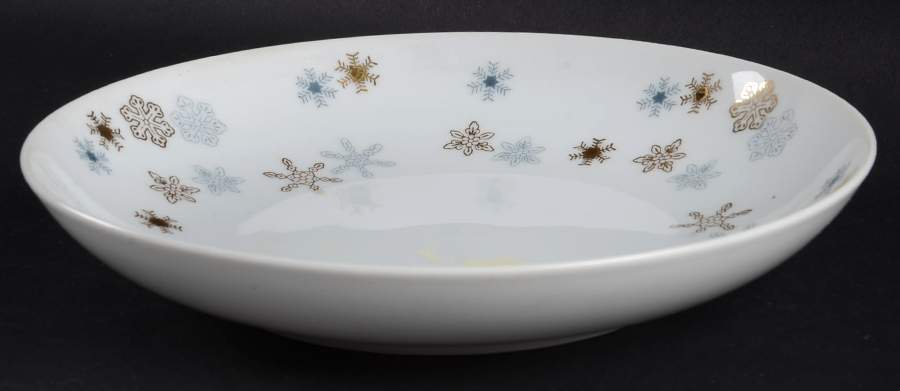 Snow Star Coupe Soup Bowl by Lipper & Mann (L & M)-1