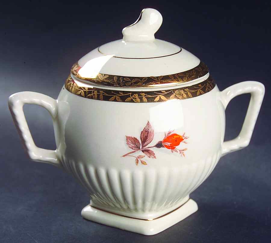 LMD1 Sugar Bowl & Lid by Lamode (USA)-1