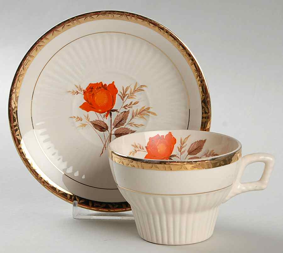 LMD1 Flat Cup & Saucer Set by Lamode (USA)-1