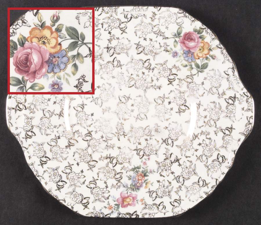 2528 Square Handled Cake Plate by Lord Nelson-1