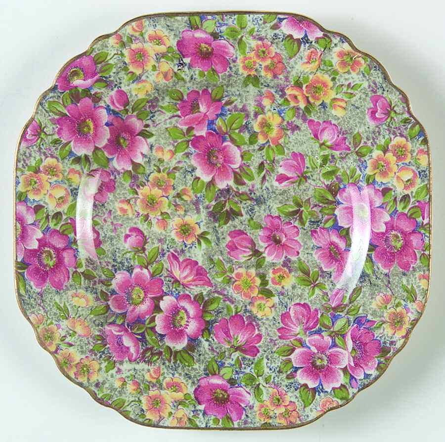 Briar Rose Small Octagonal Bread & Butter Plate by Lord Nelson-1