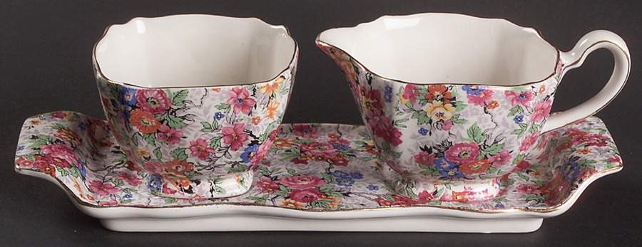 Marina Creamer & Open Sugar with Tray by Lord Nelson-1