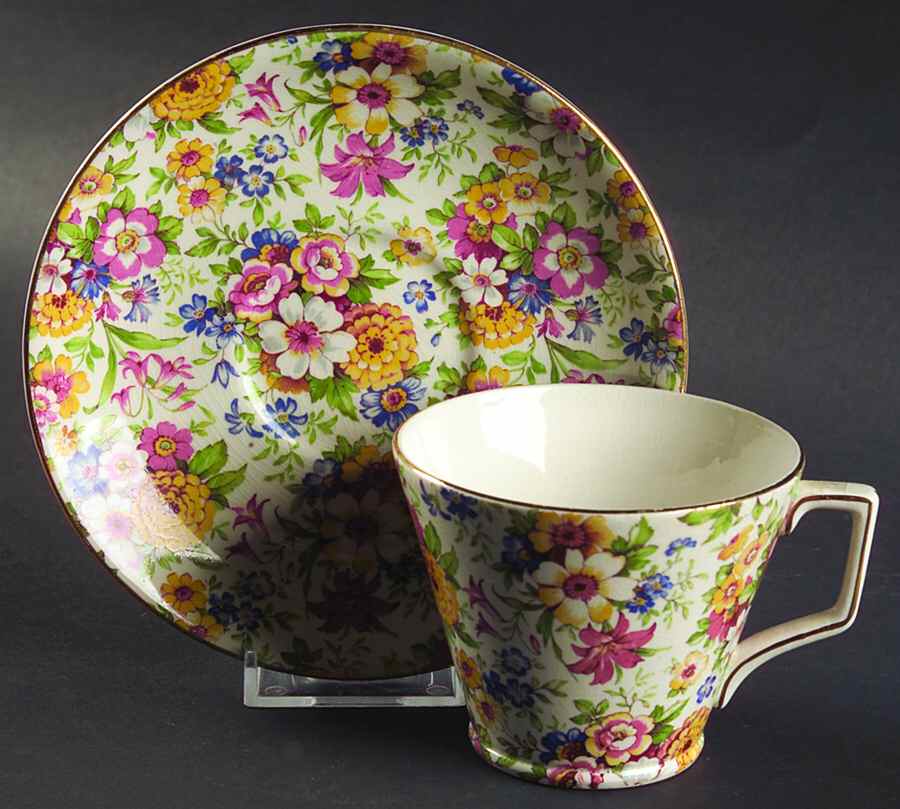Marigold Flat Cup & Saucer Set by Lord Nelson-1
