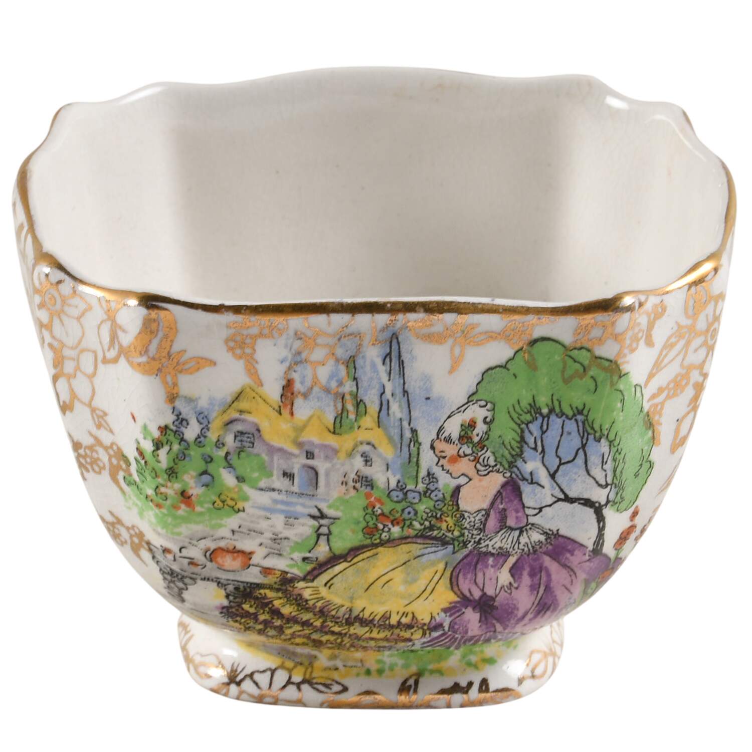 Pompadour Mini Open Sugar Bowl by Lord Nelson-1