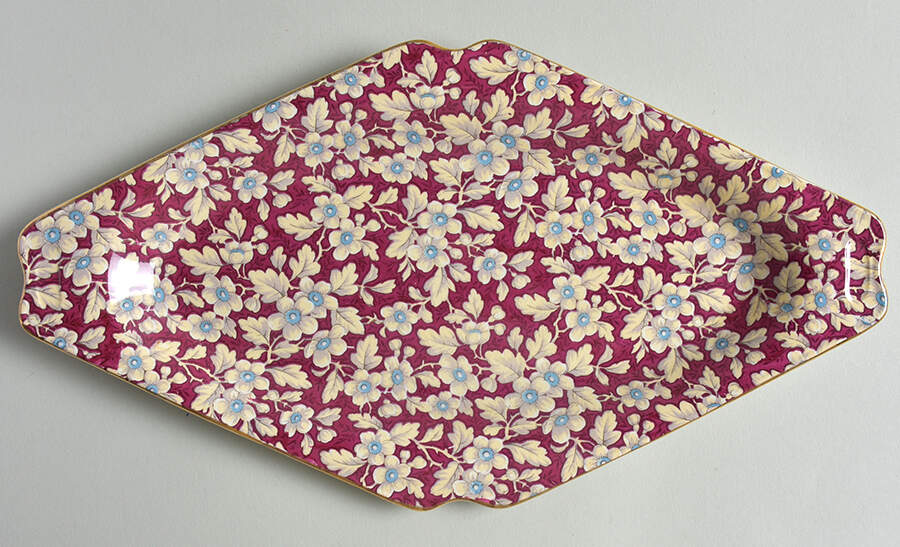 Royal Brocade 12" Oval Tray by Lord Nelson-1