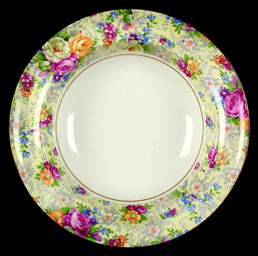 Rose Time Rim Fruit/Dessert (Sauce) Bowl by Lord Nelson-1