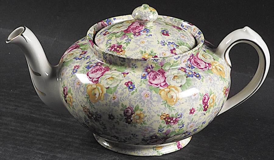 Rose Time Teapot & Lid by Lord Nelson-1