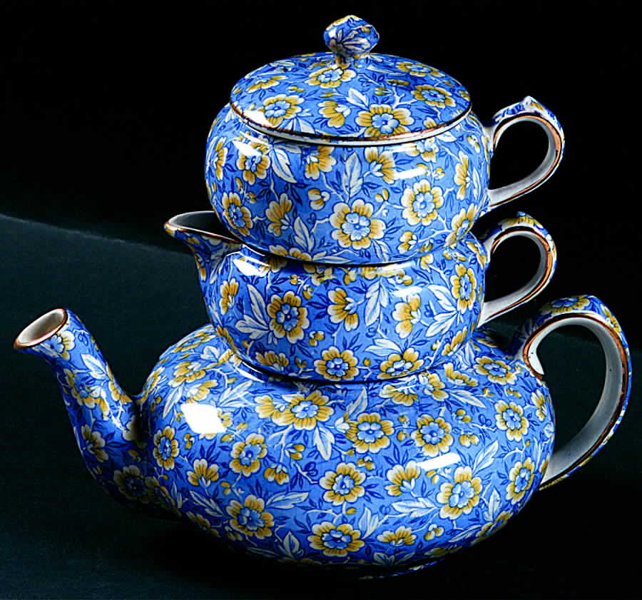 Skylark Mini Teapot Stacking Set (Creamer, Sugar) by Lord Nelson-1