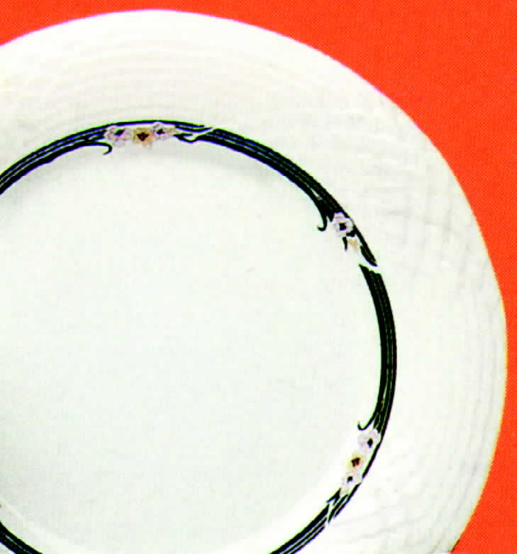 Alexandrite Dinner Plate by Lynn's China-1