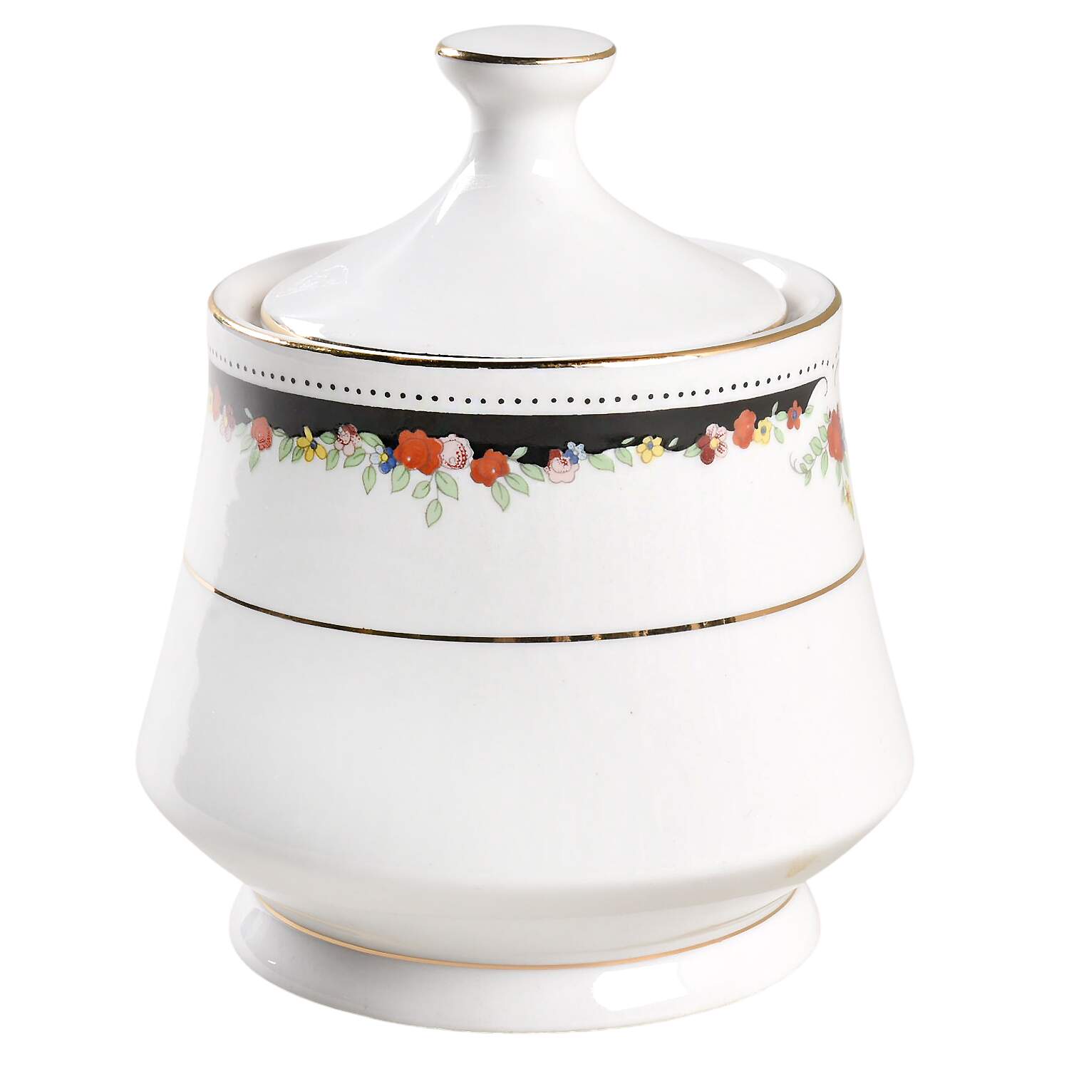 Bennington Sugar Bowl & Lid by Lynn's China-1