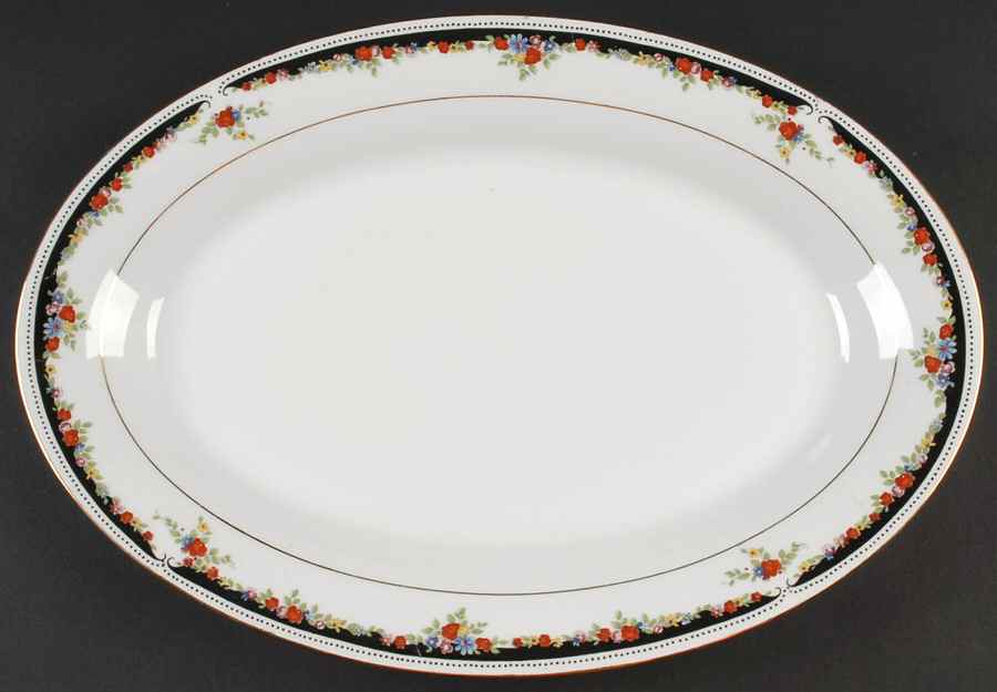 Bennington 14" Oval Serving Platter by Lynn's China-1