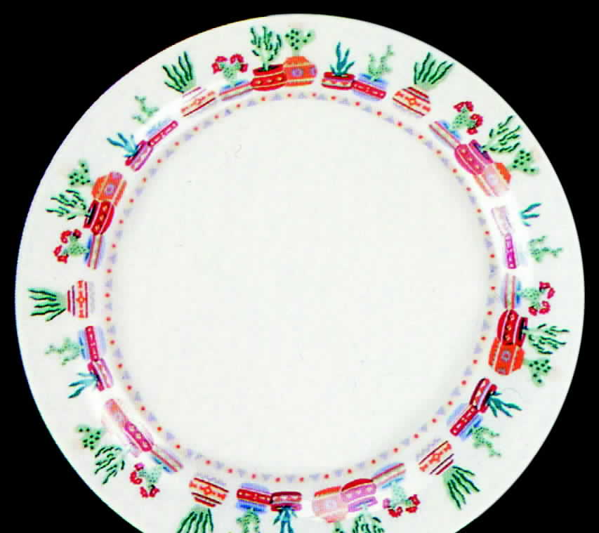 Cactus Salad Plate by Lynn's China-1
