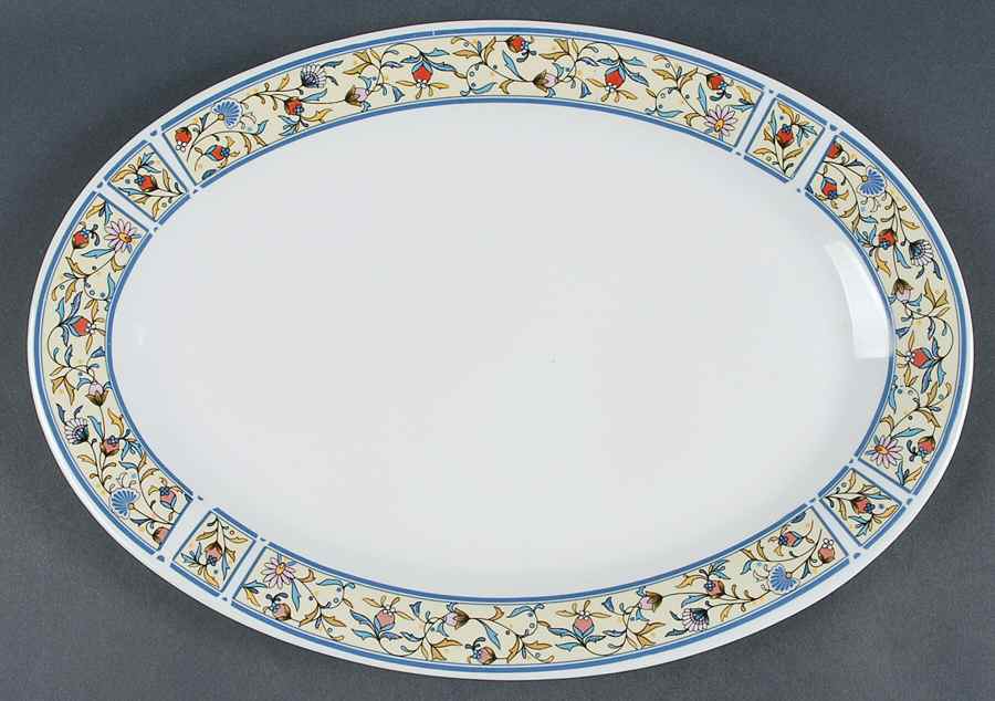 Charlene 13" Oval Serving Platter by Lynn's China-1