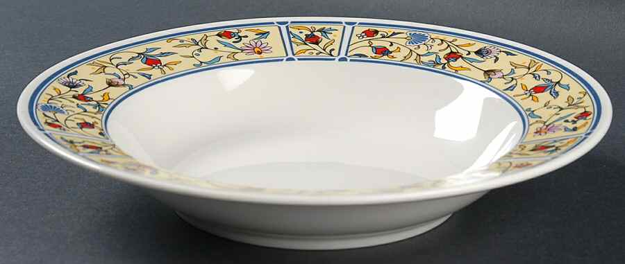 Charlene Rim Soup Bowl by Lynn's China-1