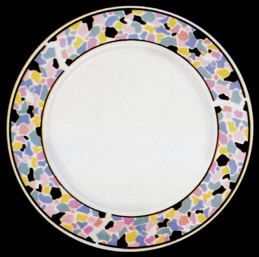 Confetti Dinner Plate by Lynn's China-1