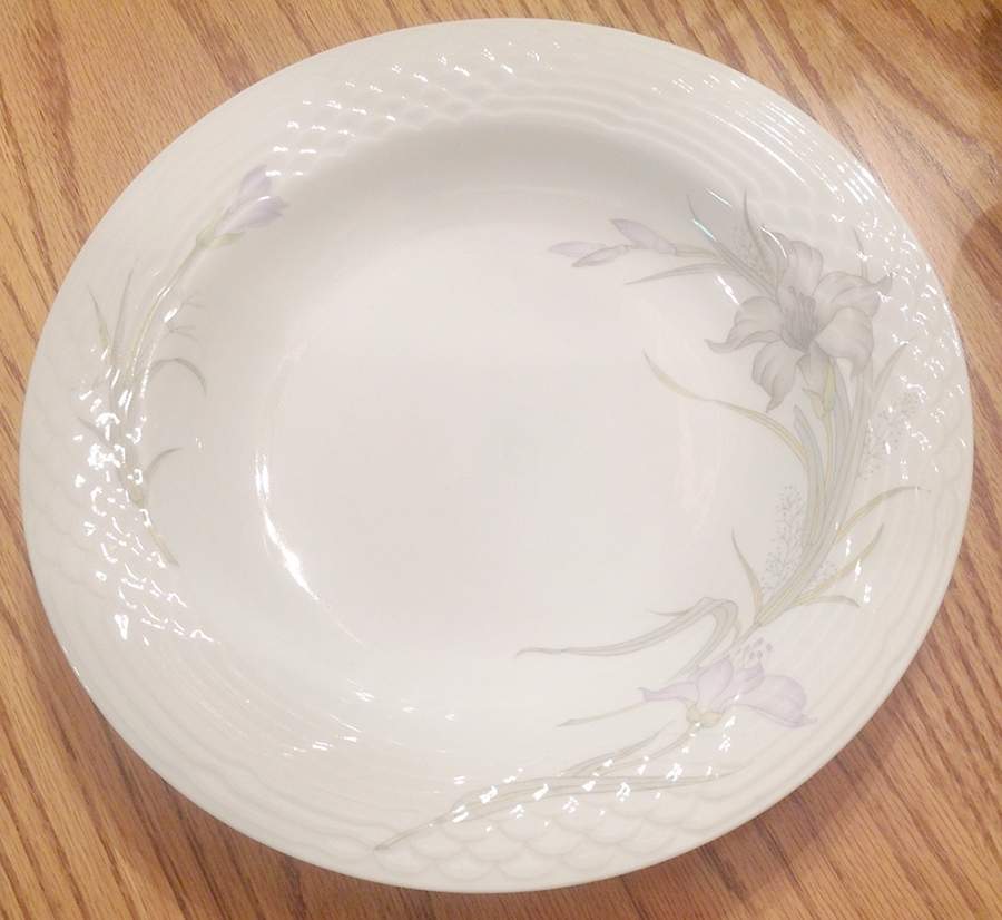Daffodil Large Rim Soup Bowl by Lynn's China-1