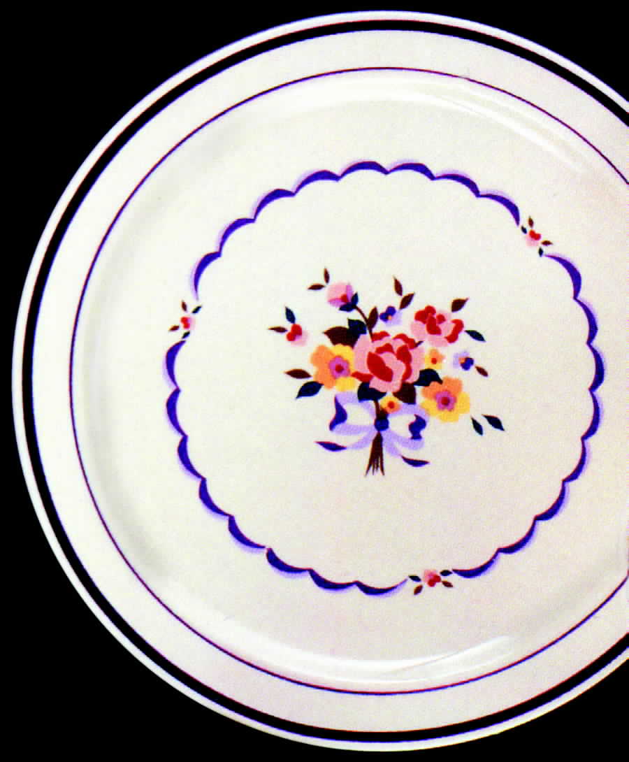 Floral Fair Dinner Plate by Lynn's China-1