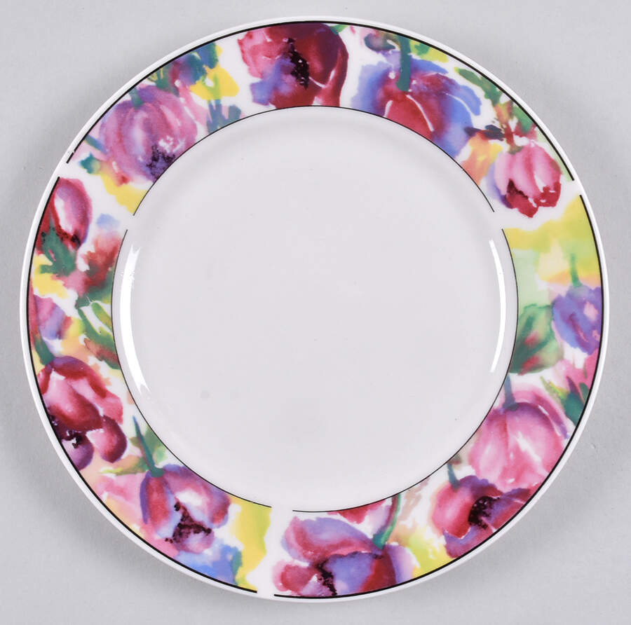 Floral Mist Salad Plate by Lynn's China-1