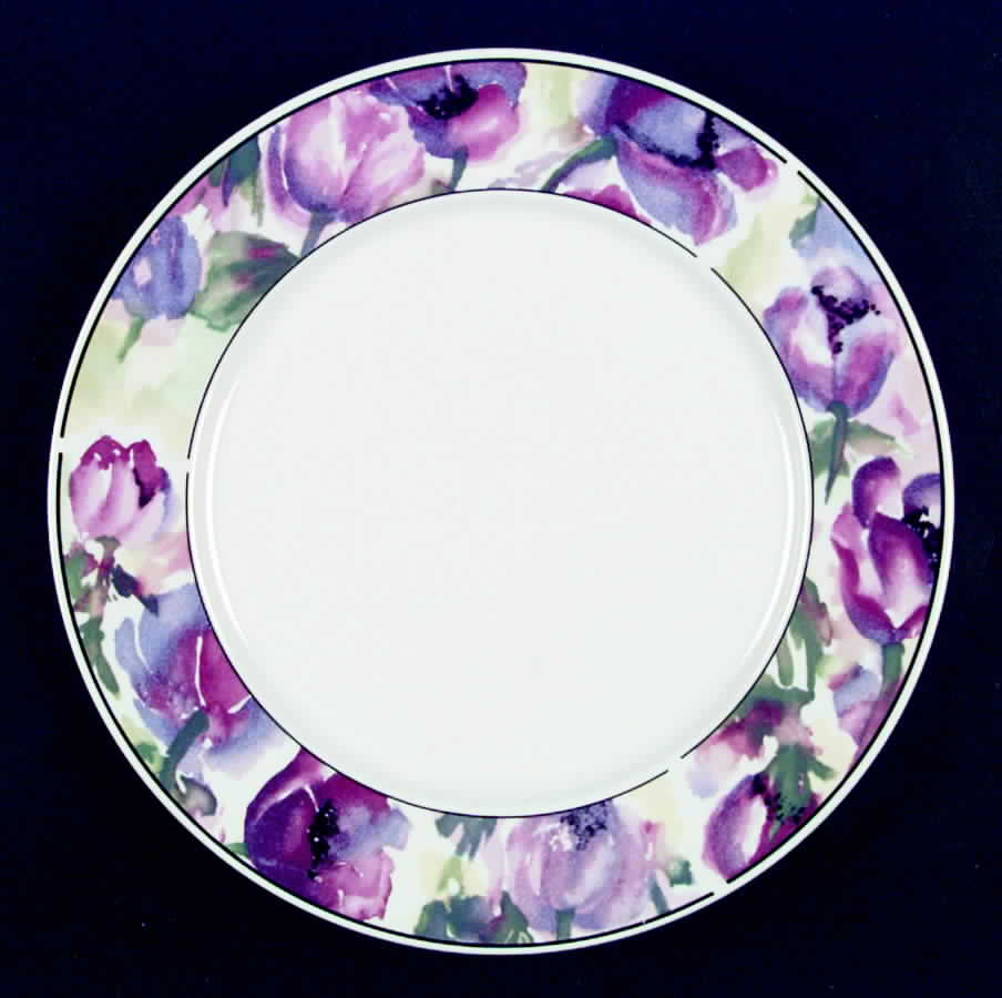 Floral Mist Dinner Plate by Lynn's China-1