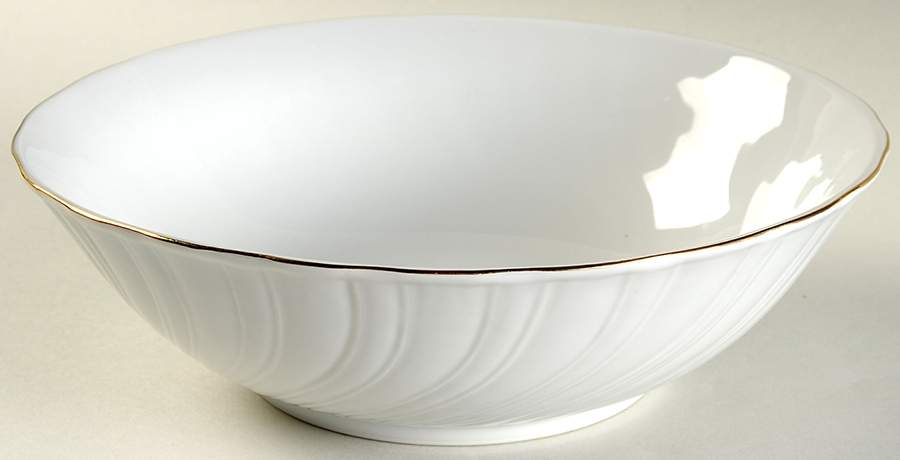 Golden Pearl 9" Round Vegetable Bowl by Lynn's China-1