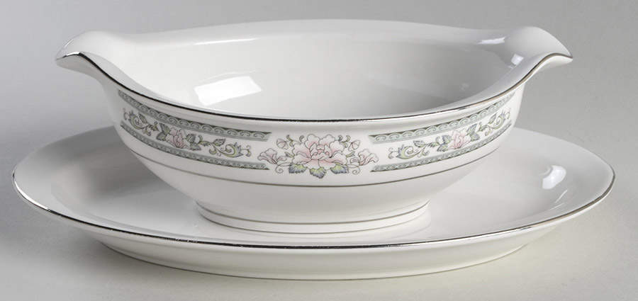 Grace Gravy Boat & Underplate by Lynn's China-1