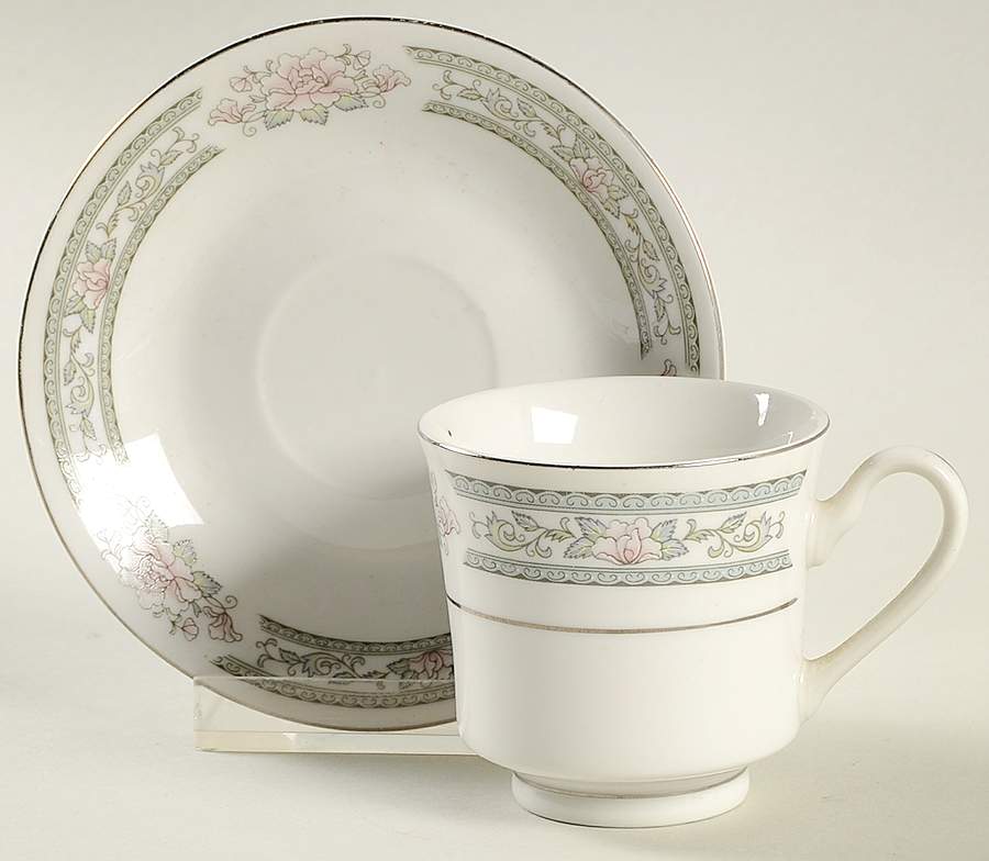 Grace Footed Demitasse Cup & Saucer Set by Lynn's China-1