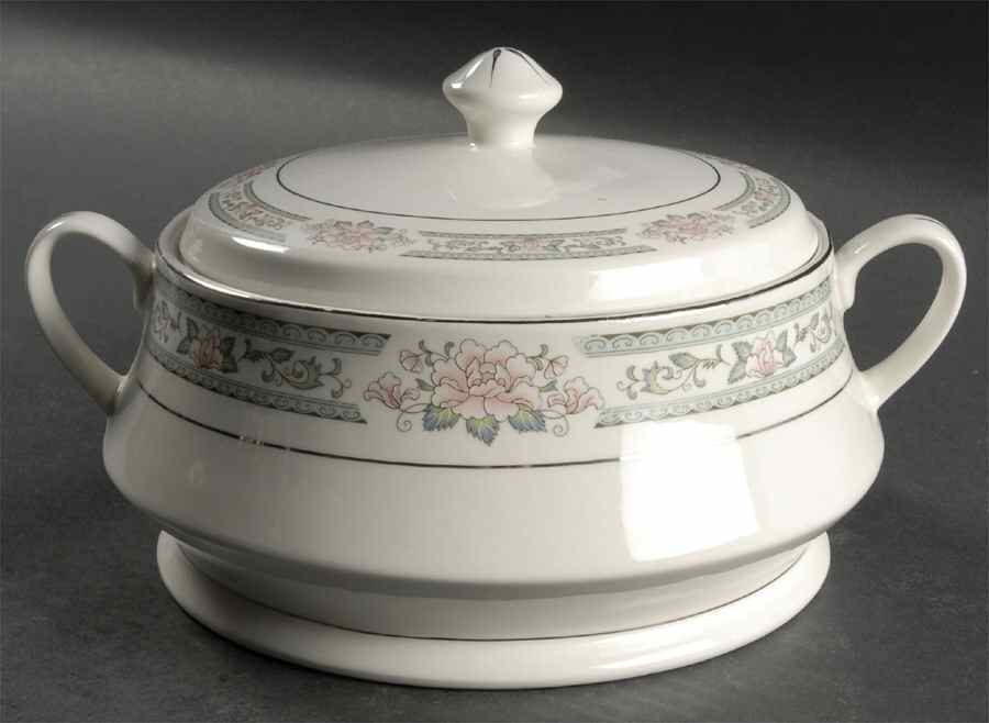 Grace Round Covered Vegetable by Lynn's China-1