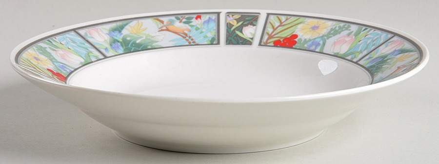 Hilary Rim Soup Bowl by Lynn's China-1